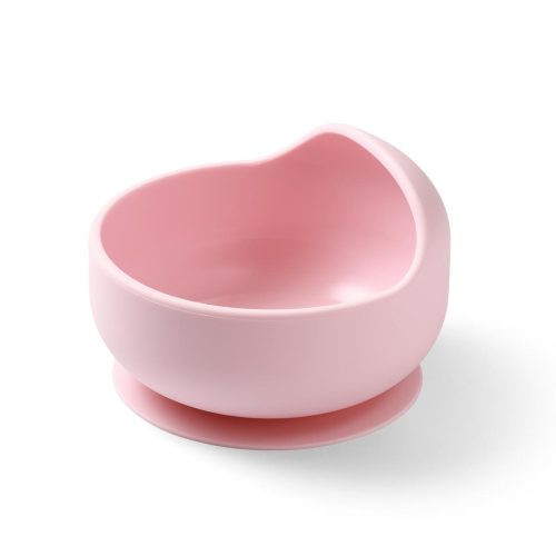 BabyOno tálka szilikon tapadó aljú Rózsaszín