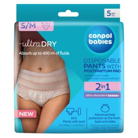 Canpol babies 2az1ben szülés utáni pelenka S/M 5db