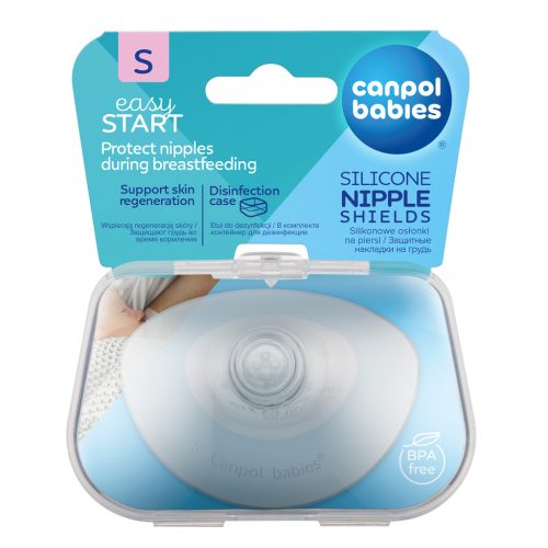 Canpol babies EasyStart szilikon bimbóvédő 2 db S méret