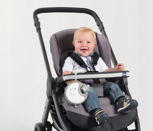 CHICCO 3az1-ben Next2Dreams Zenélő Körforgó neutral 0m+, textil babaöbölhöz is feltehető