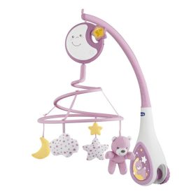   CHICCO 3az1-ben Next2DreamsZenélő Körforgó Rózsaszín 0m+, textil babaöbölhöz is feltehető