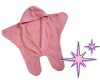 Babacsillag duplagéz/muszlin 62-68 Dusty Rose