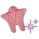 Babacsillag duplagéz/muszlin 62-68 Dusty Rose