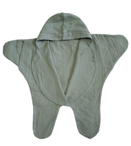 Babacsillag duplagéz/muszlin 56-62 zsálya