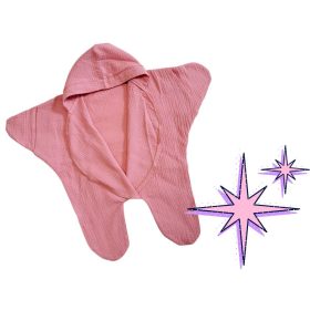 Babacsillag duplagéz/muszlin 56-62 Dusty Rose