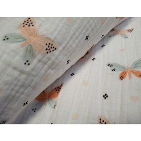 Babatakaró, duplagéz/muszlin-Pillangó