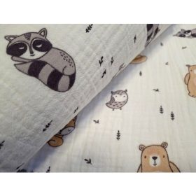 Babatakaró, duplagéz/muszlin-Erdei