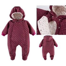 Eevi Jump Vékony Tavaszi Steppelt Babaoverál- Bordó 56