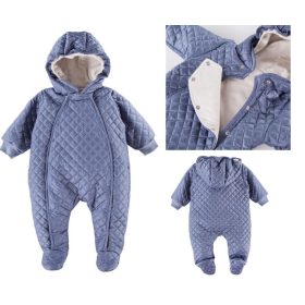 Eevi Bloom Vékony Tavaszi Steppelt Babaoverál- Kék 56