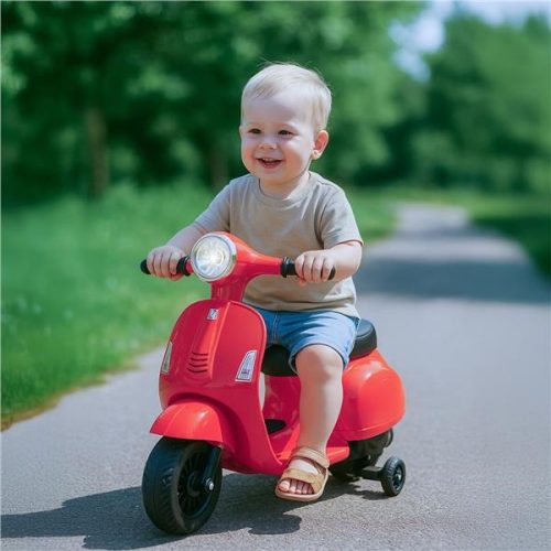 Baby Mix Elektromos Motorkerékpár Vespa Piros