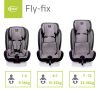4BABY Fly-Fix biztonsági gyerekülés, Iso-fix, Dönthető 9-36Kg-Grey