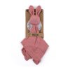 PETITE&MARS Bambusz muszlin szundikendő Hugo Dusty Rose 0hó+