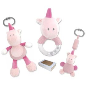   Lorelli Toys Készségfejlesztő Ajándékcsomag- Rózsaszín Unikorn 0+hó