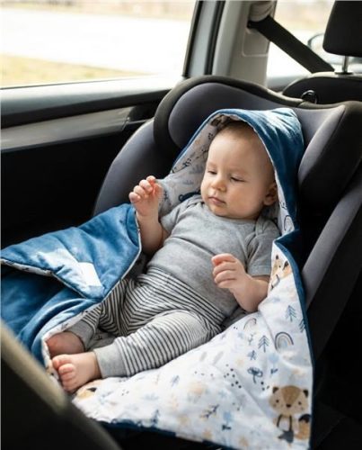 Utazótakaró Bélelt- Kék Erdei