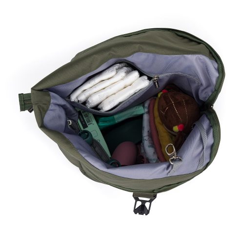 PETITE&MARS Pelenkázó hátizsák babakocsira Jackob Absolute Black