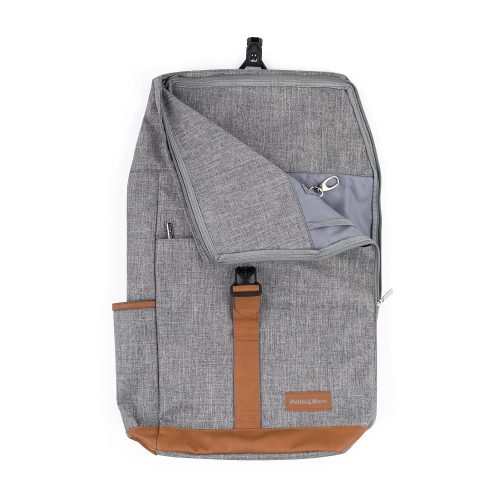 PETITE&MARS Pelenkázó hátizsák babakocsira Jackob Ultimate Grey