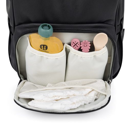 PETITE&MARS Pelenkázó hátizsák babakocsihoz Jasper Camel Beige