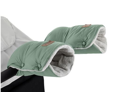 Petite&Mars Téli szett Jibot 3in1 bundazsák + kézmelegítő kesztyű Jasie Pale Eucalipt