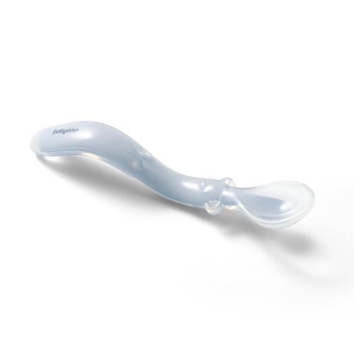 BabyOno etetőkanál szilikon flexibilis Kék