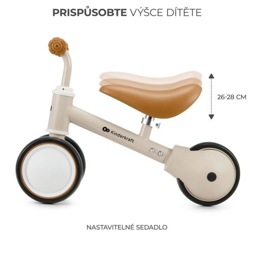 KINDERKRAFT Első Kismotor, Futóbicikli  Cutie Beige
