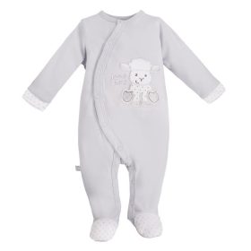   Rugdalozó Koraszülött Hosszú ujjú Eevi Newborn Szürke 46