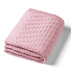   BabyOno takaró organikus pamut kötött 75x100cm rózsaszín