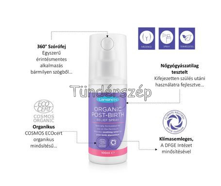 Lansinoh Organikus szülés utáni nyugtató spray 100 ml