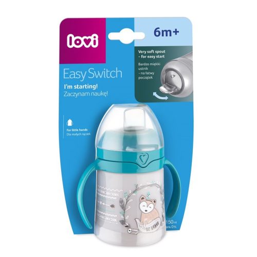 Lovi First Cup Easy Switch 150ml Indian Summer csöpögésmentes itatópohár