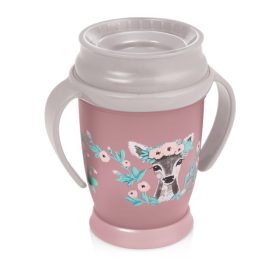 LOVI 360° itatópohár WILD SOUL 9hó+ 250ml- rózsaszín