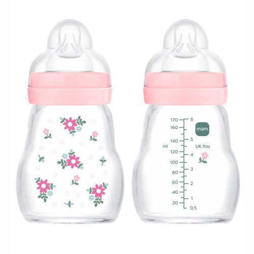 MAM cumisüveg Feel Good üveg 170ml Prémium rózsaszín