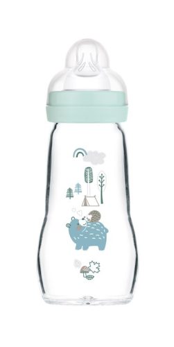 MAM cumisüveg Feel Good üveg 260ml Prémium kék