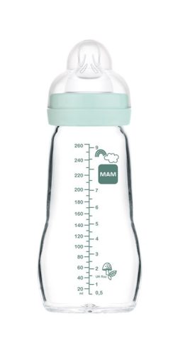 MAM cumisüveg Feel Good üveg 260ml Prémium kék