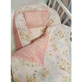 2 részes Minky Babatakaró+párna kétoldalas Álomcsapat