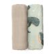 PETITE&MARS Bambusz muszlin 2db-os pelenka szett Misty Whale Song 120 x 120 cm
