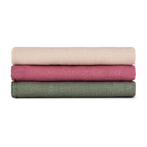 PETITE&MARS Bambusz muszlin pelenka szett 3 db Moussy Botanic Tones 68 x 68 cm