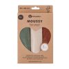 PETITE&MARS Bambusz muszlin pelenka szett 3 db Moussy Earth Tones 68 x 68 cm