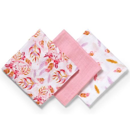 Babyono Bambusz Textilpelenka- Rózsaszín 