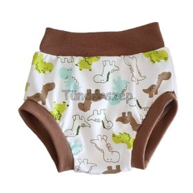 Pelenkatartó Bugyi 68- Barna Dínó