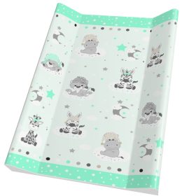 Pelenkázólap Merev Falú 50*70cm- Menta Szafari