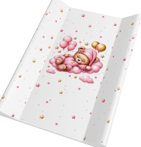 Pelenkázólap Merev Falú 50*70cm- Rózsaszín Álommackó