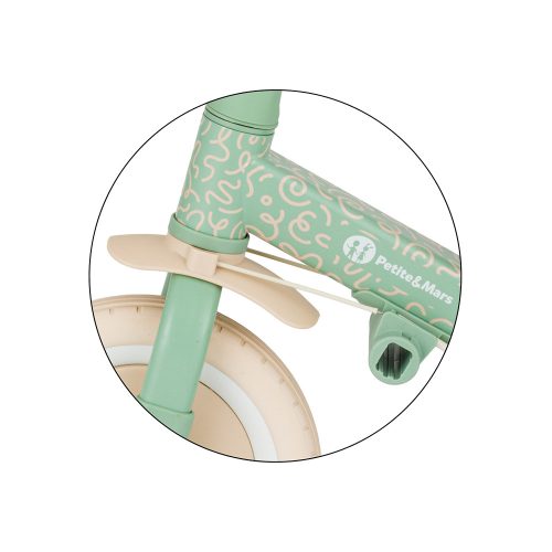 PETITE&MARS Multifunkciós 5 az 1-ben Turbo tricikli – limitált Green Twist kiadás 