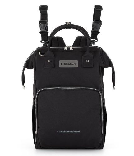 Petite&Mars Hátizsák Babakocsihoz Jack, Ultimate Grey