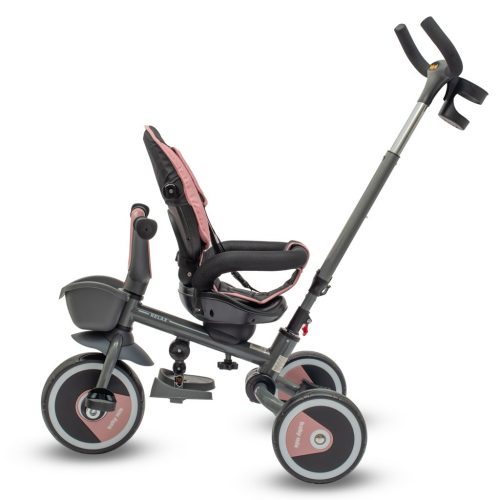 Babymix Relax 5az1 Összecsukható, 360 Forgatható üléssel, Rózsaszín