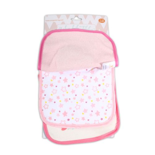 TIBBY előke 3 db újszülött méret RÓZSASZÍN/PINK