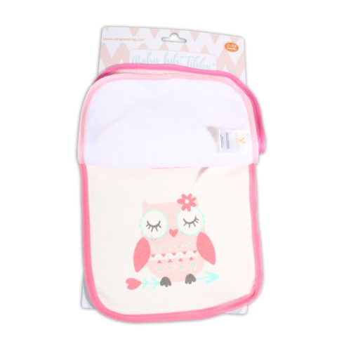 TIBBY előke 3 db újszülött méret RÓZSASZÍN/PINK