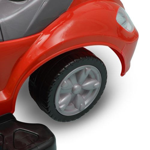 BabyMix Bébitaxi Tolókarral, zenélő, Piros