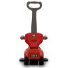 BabyMix Bébitaxi Tolókarral, zenélő, Piros