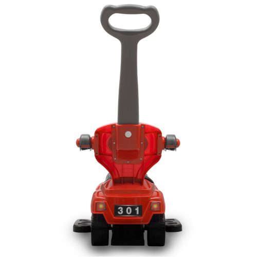 BabyMix Bébitaxi Tolókarral, zenélő, Piros