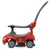 BabyMix Bébitaxi Tolókarral, zenélő, Piros