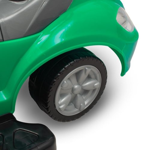 BabyMix Bébitaxi Tolókarral, zenélő, Zöld